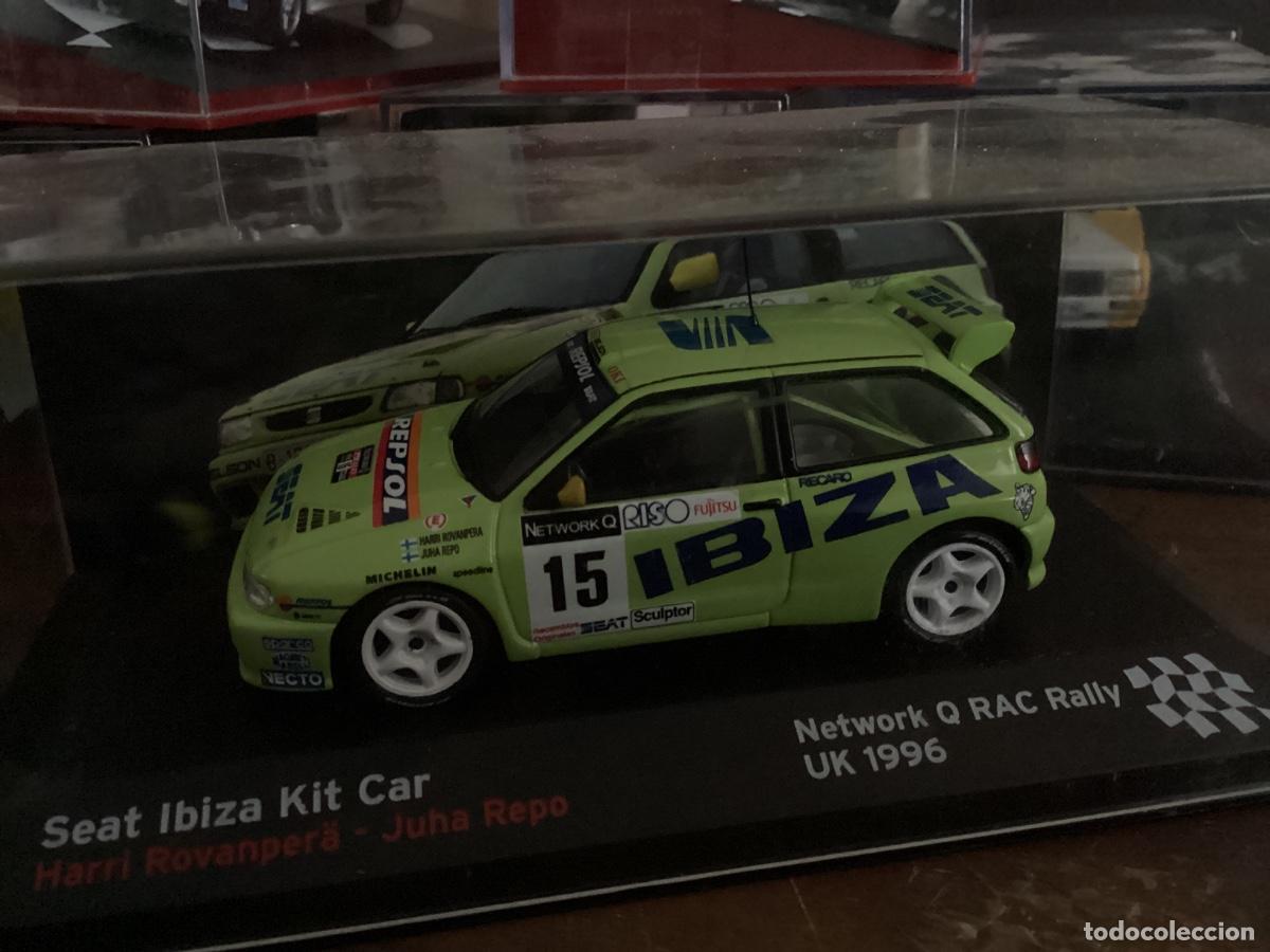 Coches a escala: MAQUETA COCHE METAL SEAT IBIZA KIT CAR. NETWORK Q RAC RALLY. 1996.