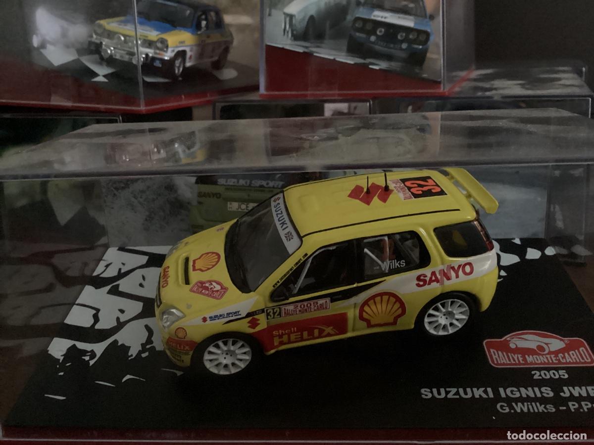 Coches a escala: MAQUETA COCHE METAL SUZUKI IGNIS JWRC. WILKS / PUGH. RALLYE MONTECARLO 2005.