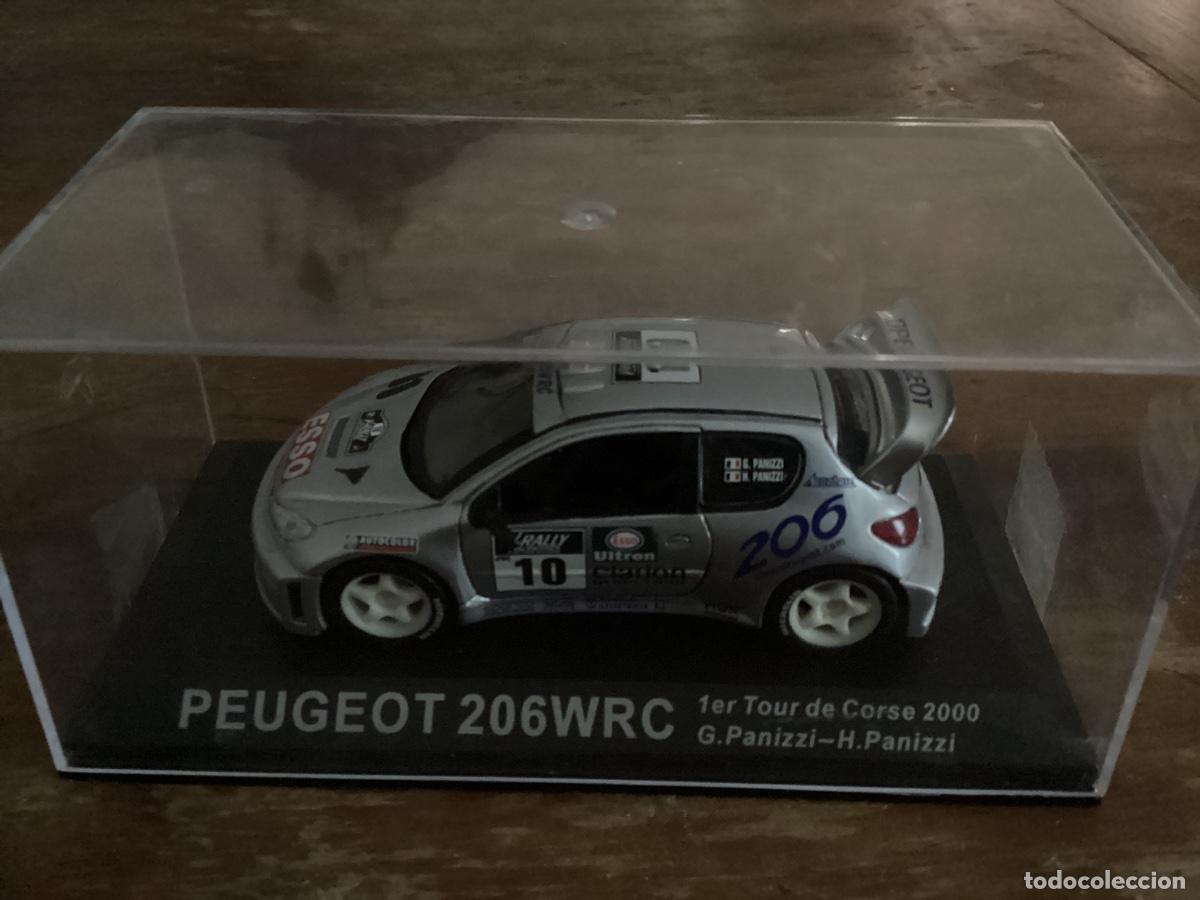 Coches a escala: MAQUETA COCHE METAL PEUGEOT 206WRC. TOUR DE CORS&Eacute; 2000.