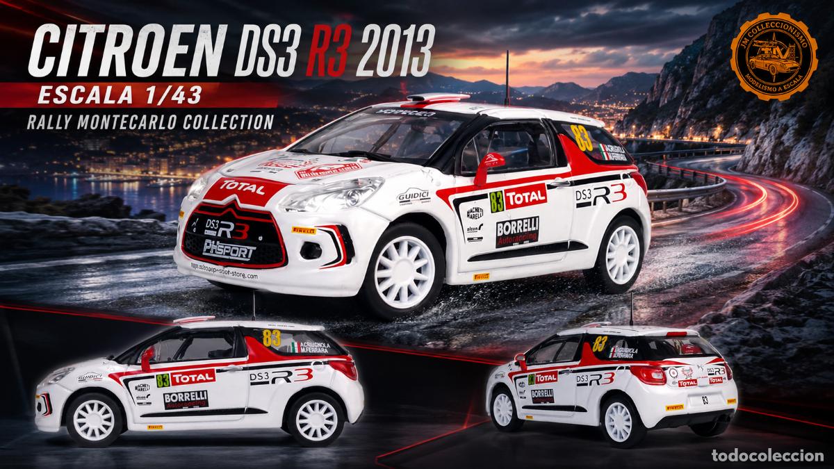 Voitures &agrave; l'&eacute;chelle: Citroen DS3 R3 Rally Montecarlo 2013