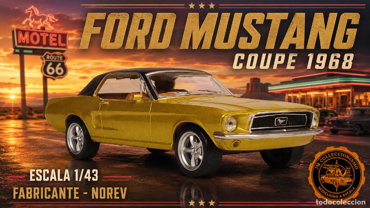 Coches a escala: Ford Mustang Coupe 1968