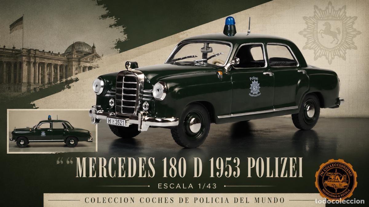 Auto in scala: Mercedes 180 D 1953 Polizei