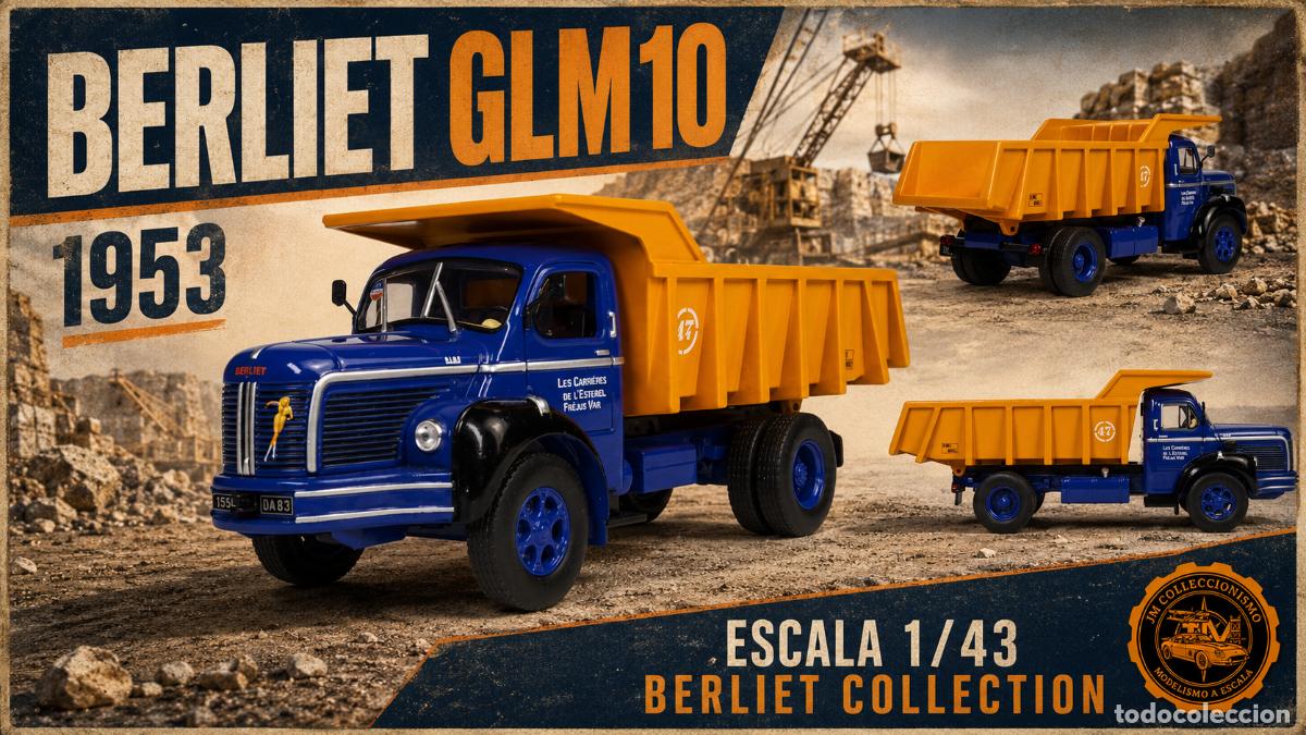 Carros em escala: BERLIET GLM10 1953 ESCALA 1/43