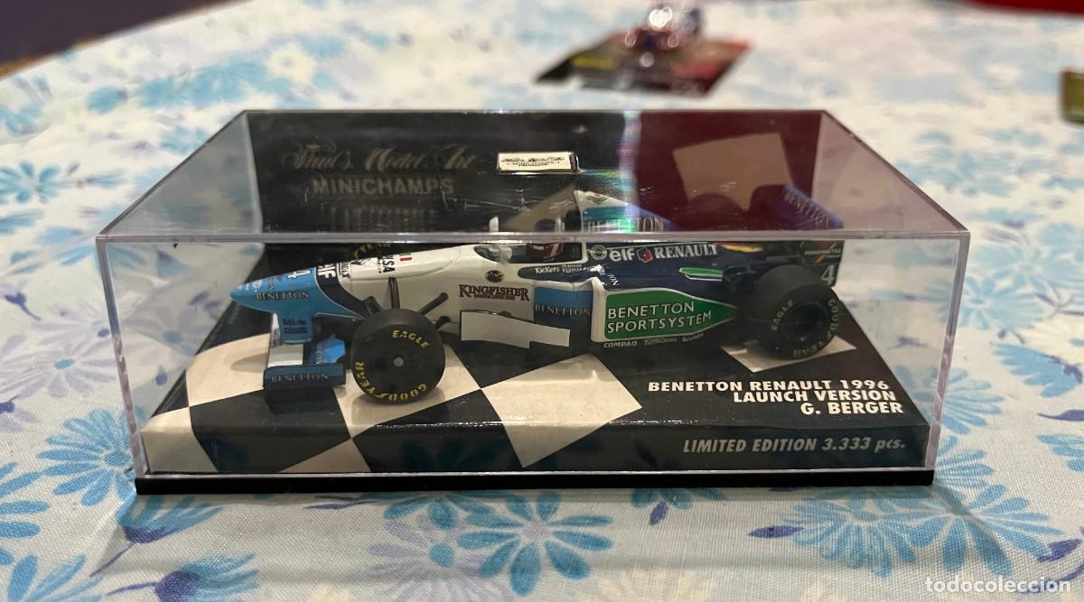 Coches a escala: Benetton Renault 1996 Launch Version G. Berger Minichamps 1:43