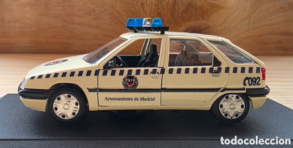 Coches a escala: Citro&euml;n ZX Polic&iacute;a Municipal de Madrid &ndash; Escala 1:43 &ndash; Veh&iacute;culo hist&oacute;rico de colecci&oacute;n