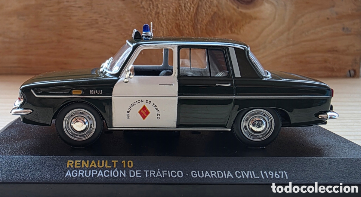 Coches a escala: Renault 10 Guardia Civil de Tr&aacute;fico (1967) &ndash; Escala 1:43 &ndash; Colecci&oacute;n Altaya