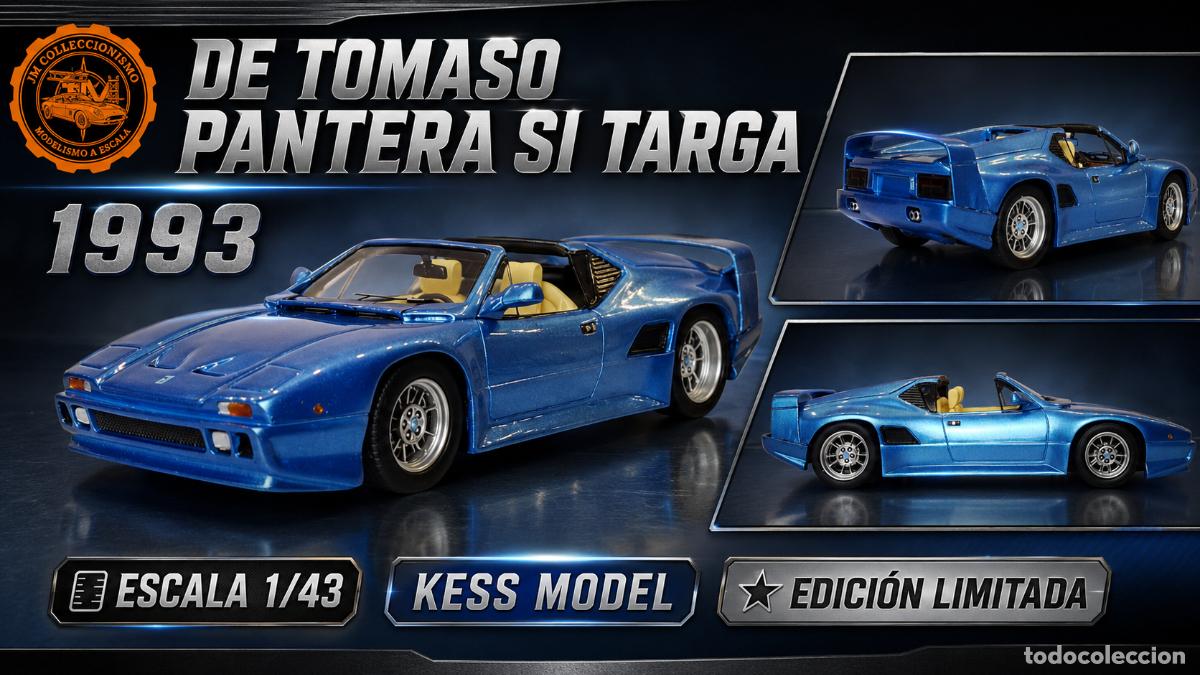 Coches a escala: De Tomaso Pantera SI Targa 1993