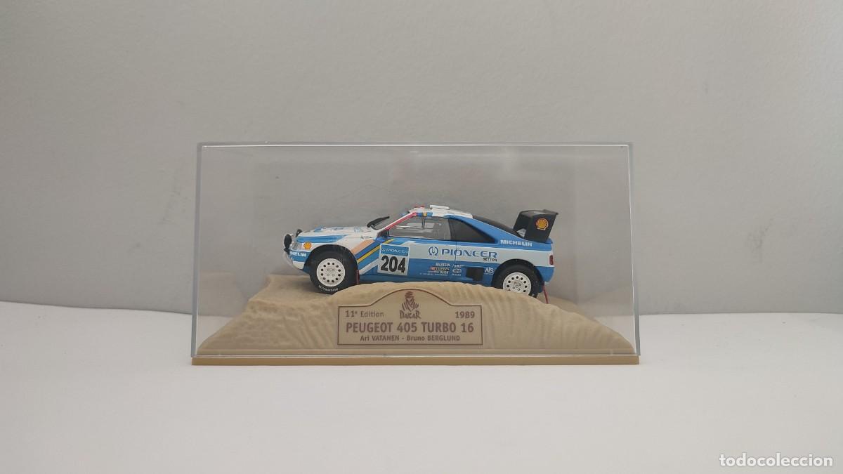 Coches a escala: Peugeot 405 T16 - A. Vatanen - Rally Dakar 1989 (1:43)