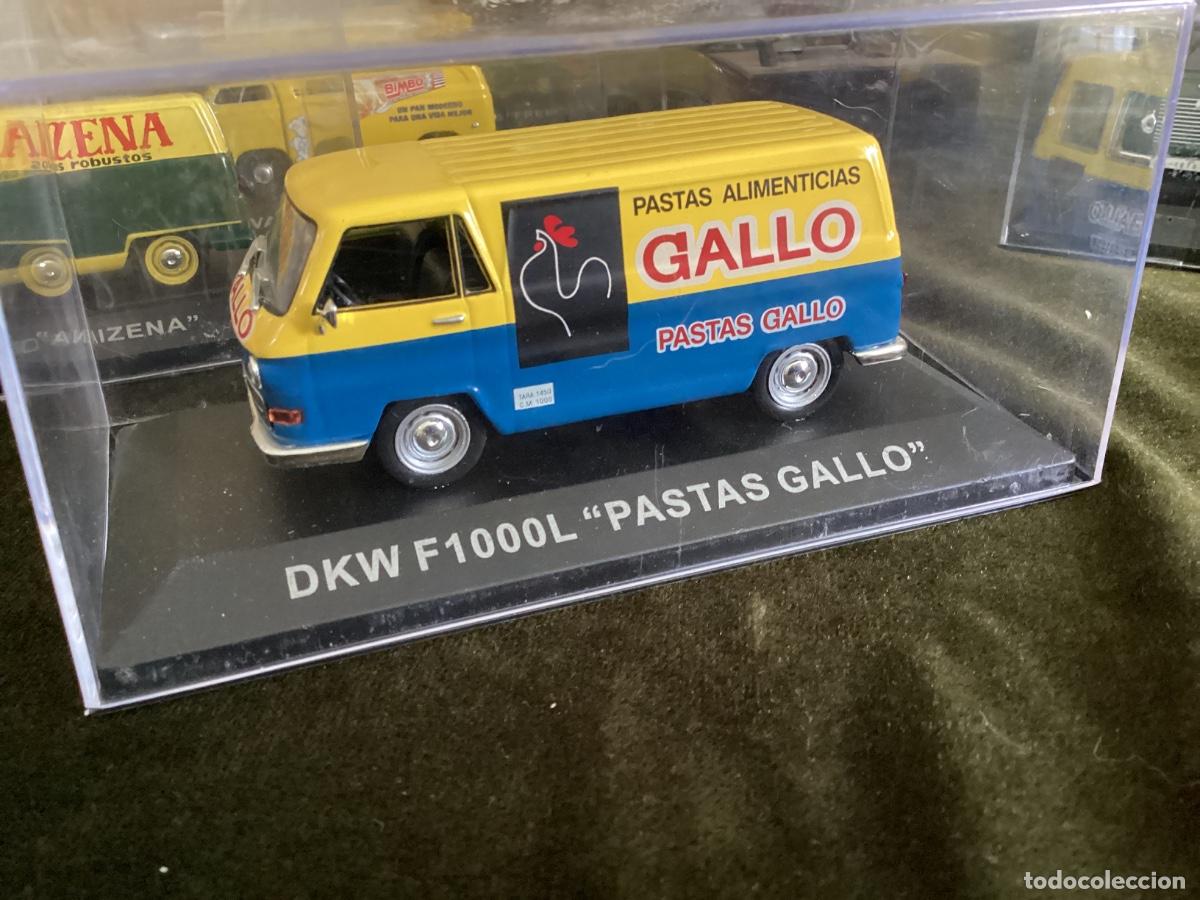 Coches a escala: MAQUETA COCHE METAL DKW F1000L PASTAS GALLO.