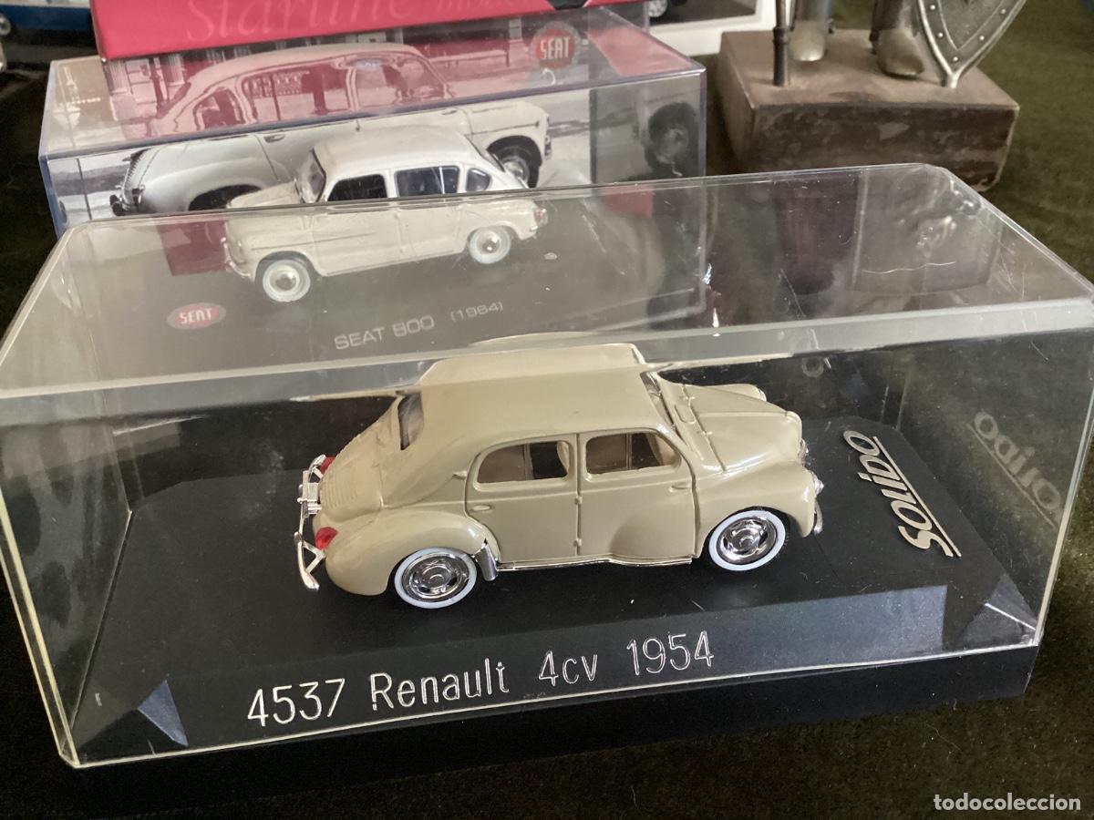 Coches a escala: MAQUETA COCHE METAL 4537 RENAULT 4CV 1954. S&Oacute;LIDO.