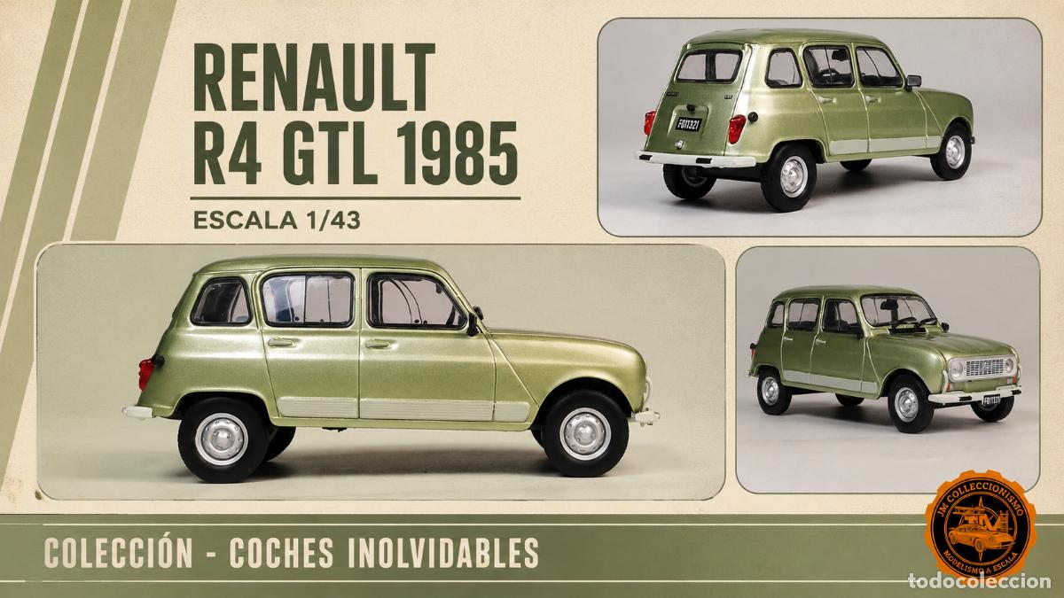 Voitures &agrave; l'&eacute;chelle: Renault R4 GTL 1985 1/43