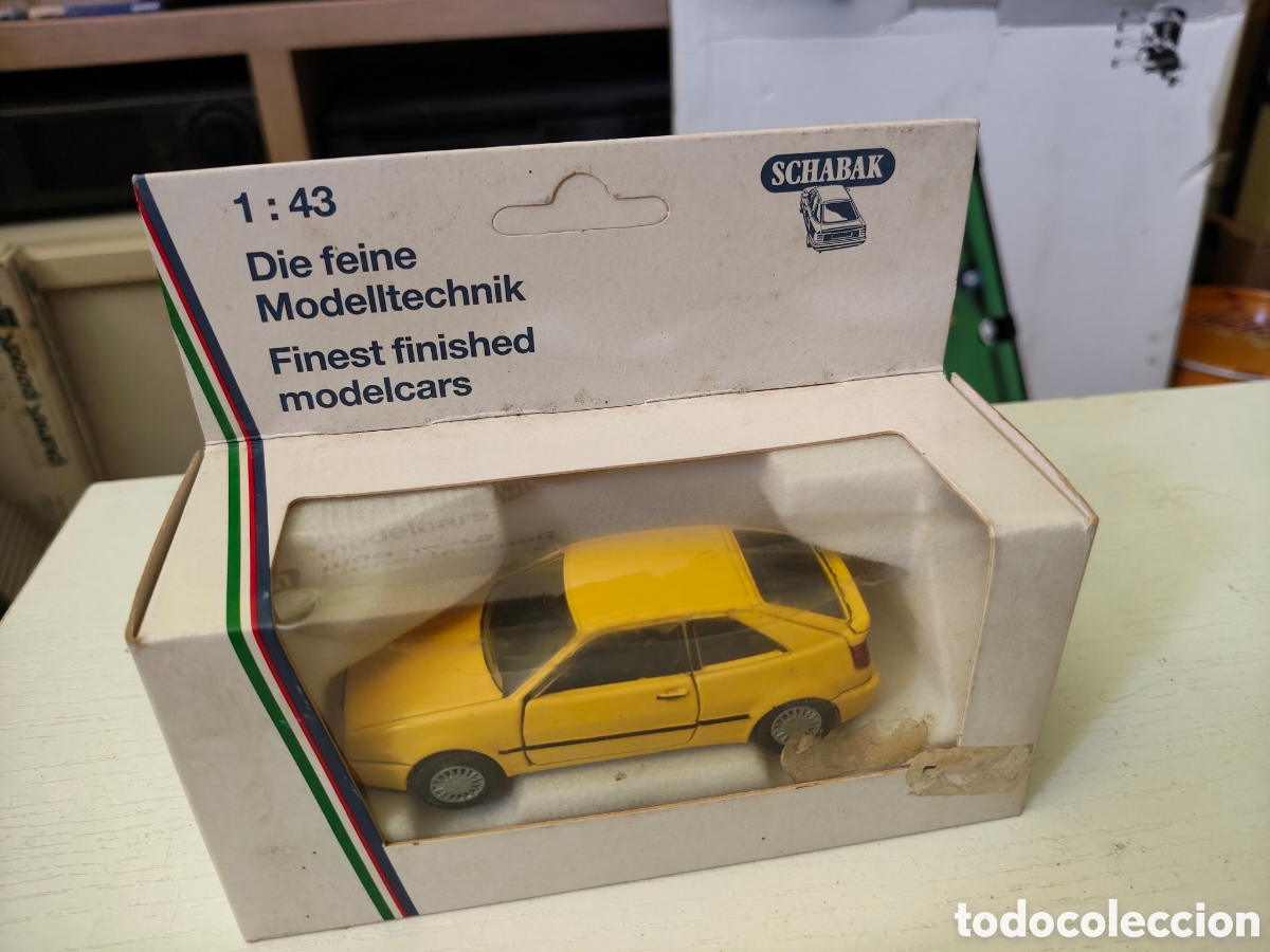 Coches a escala: Schabak 1/43 Volkswagen Corrado G60 amarillo