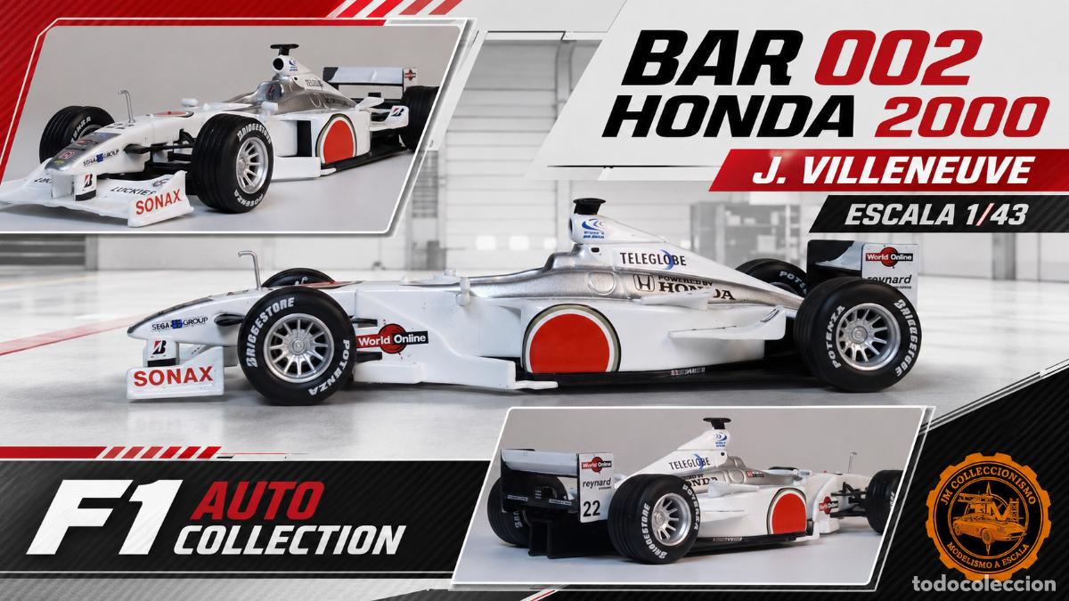 Carros em escala: BAR 002 Honda 2000 - J. Villeneuve
