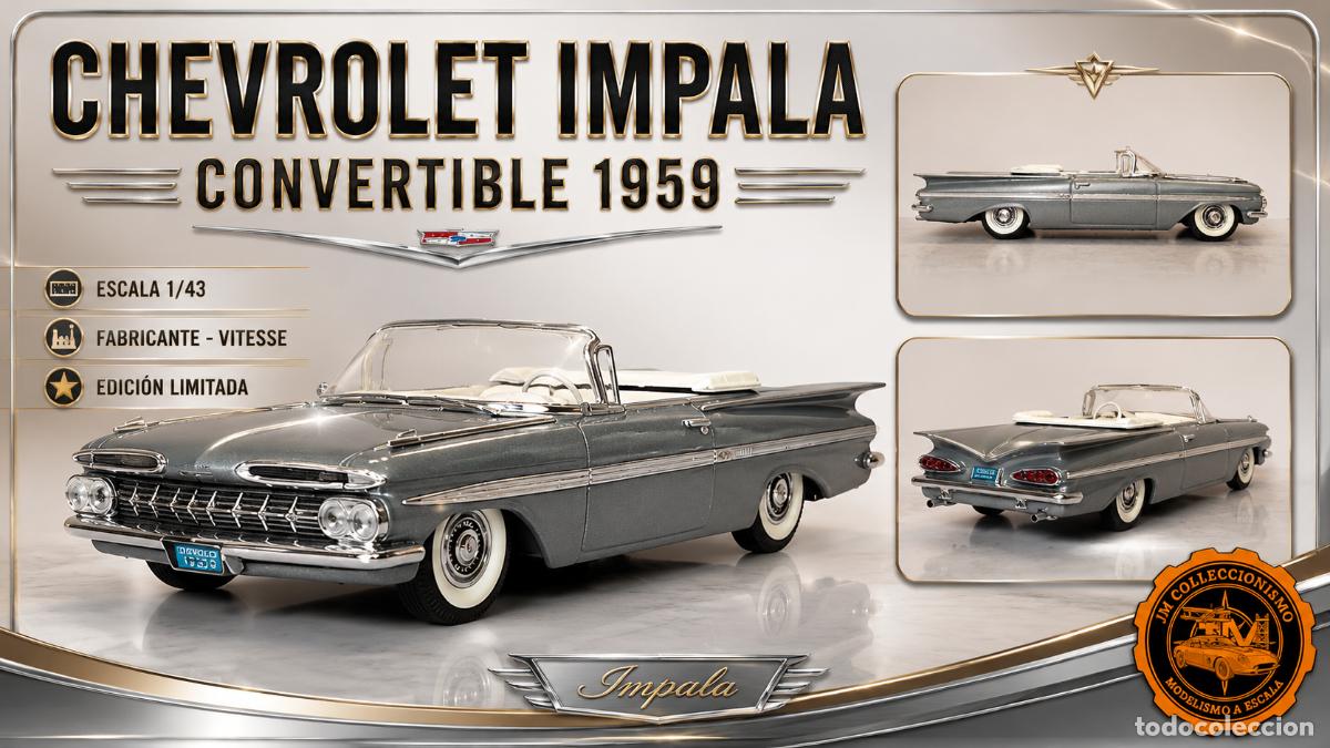 Coches a escala: Chevrolet Impala Convertible 1959