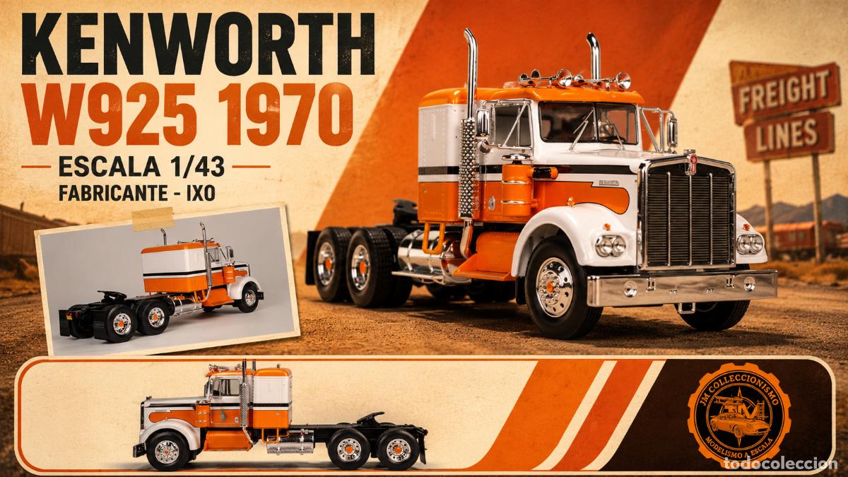Auto in scala: Kenworth W925 1970 1/43