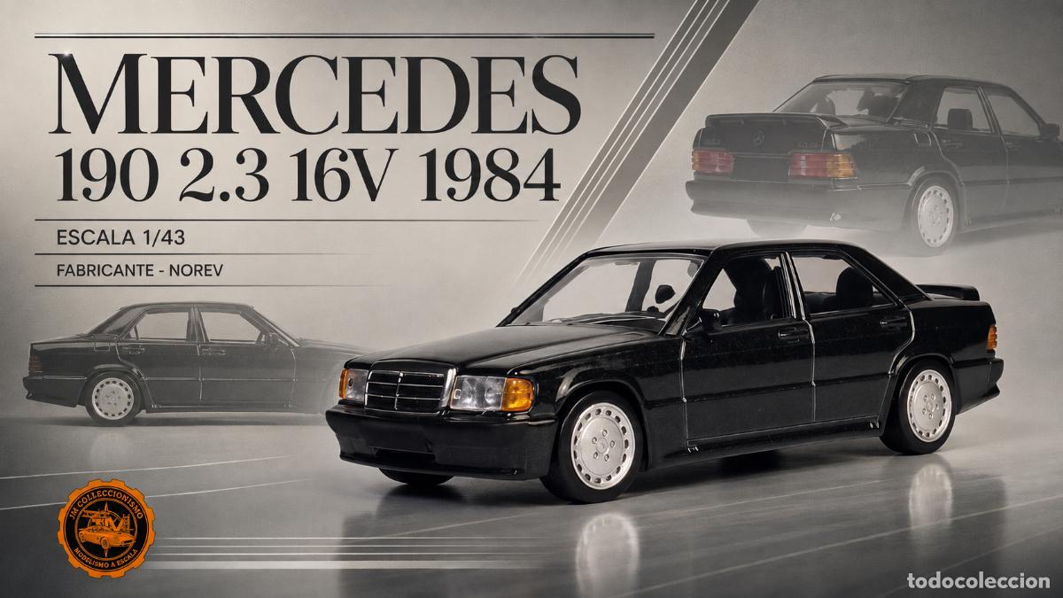 Coches a escala: Mercedes 190 2.3 16v 1984