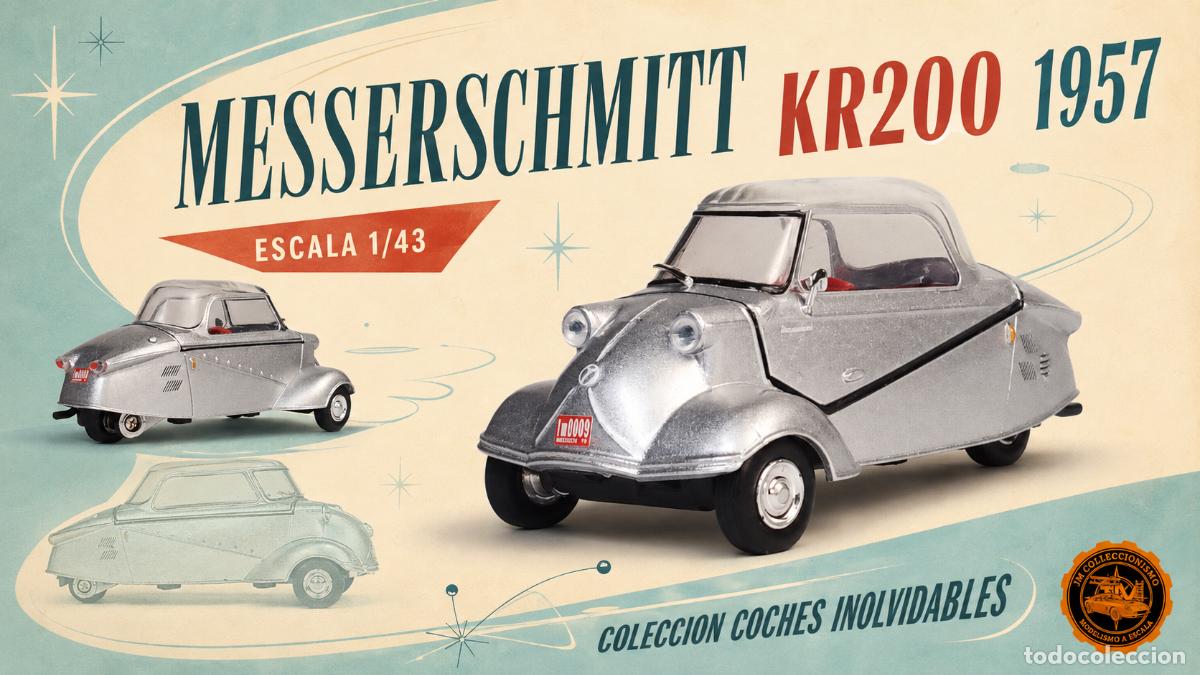 Carros em escala: MESSERSCHMITT KR200 1957