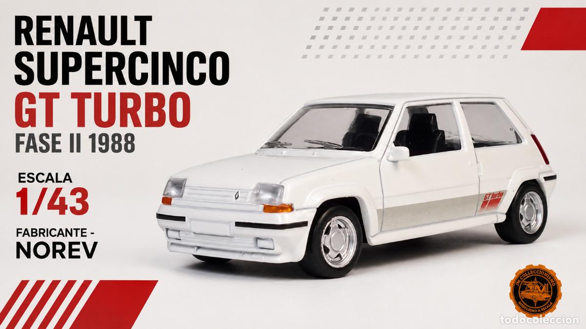 Voitures &agrave; l'&eacute;chelle: Renault Supercinco GT Turbo 1988 Blanco