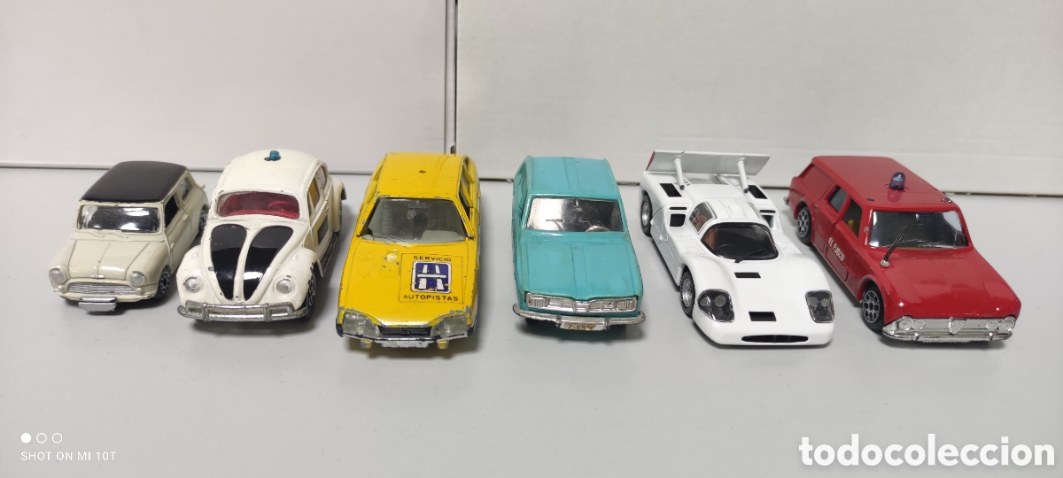 Coches a escala: LOTE COCHES 1/43 MIRA, NACORAL,CORGI TOYS,POLISTIL