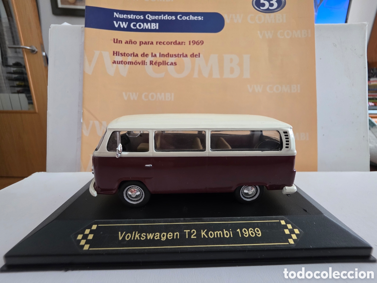 Coches a escala: Vw T2 Kombi + fasciculo escala 1/43
