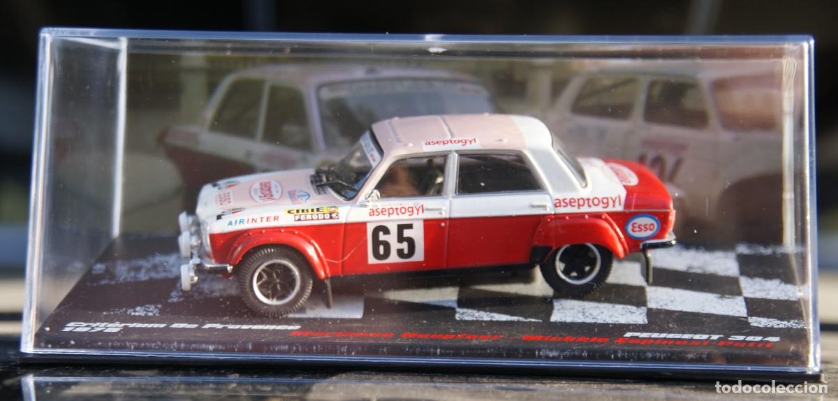 Coches a escala: PEUGEOT 304 RALLYE CRITERIUM DE PROVENCE 1975 MARIANNE HOEPTNER - MICHELE ESPINOSI ESCALA 1/43 DE AL