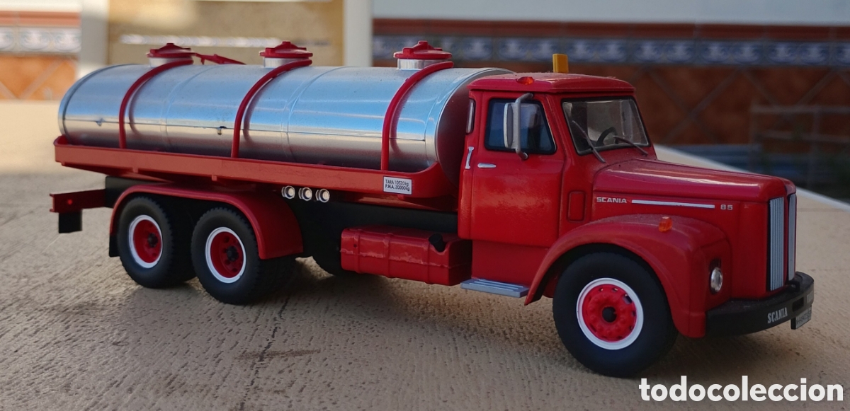 Coches a escala: Cami&oacute;n Scanials 85 S Altaya Escala 1/43