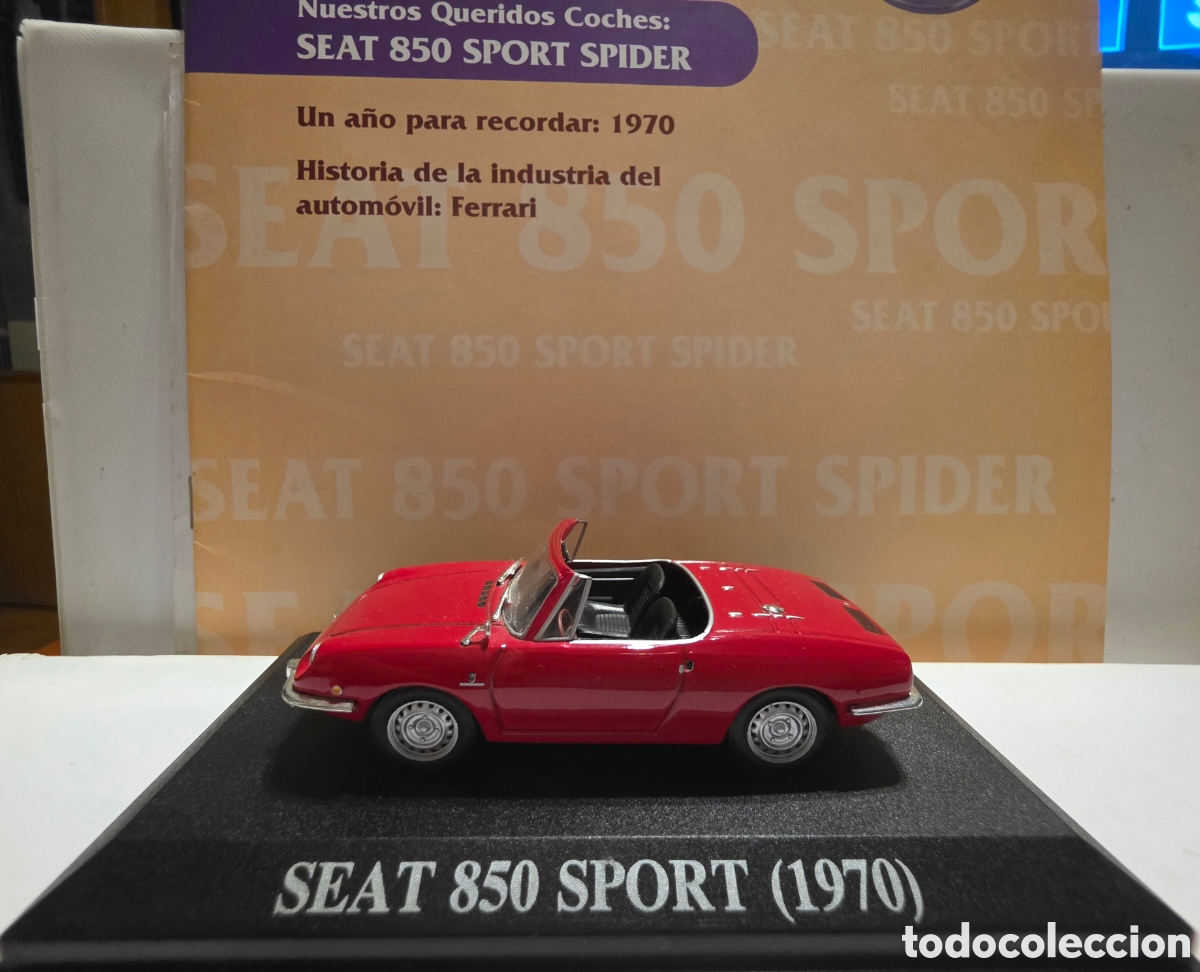 Coches a escala: Seat 850 Sport + fasciculo escala 1/43