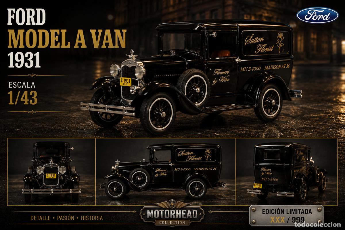 Coches a escala: Ford Model A Van 1931