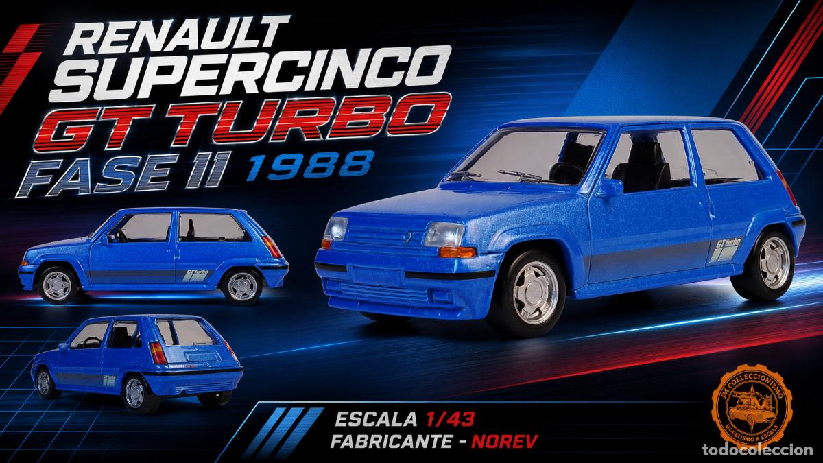 Auto in scala: Renault Supercinco GT Turbo 1988 Azul