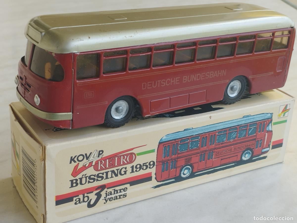 Auto in scala: AUTOBUS BUSSING SETRA 1959 DE KOVAP RETRO CKO EN CHAPA CON SU CAJA