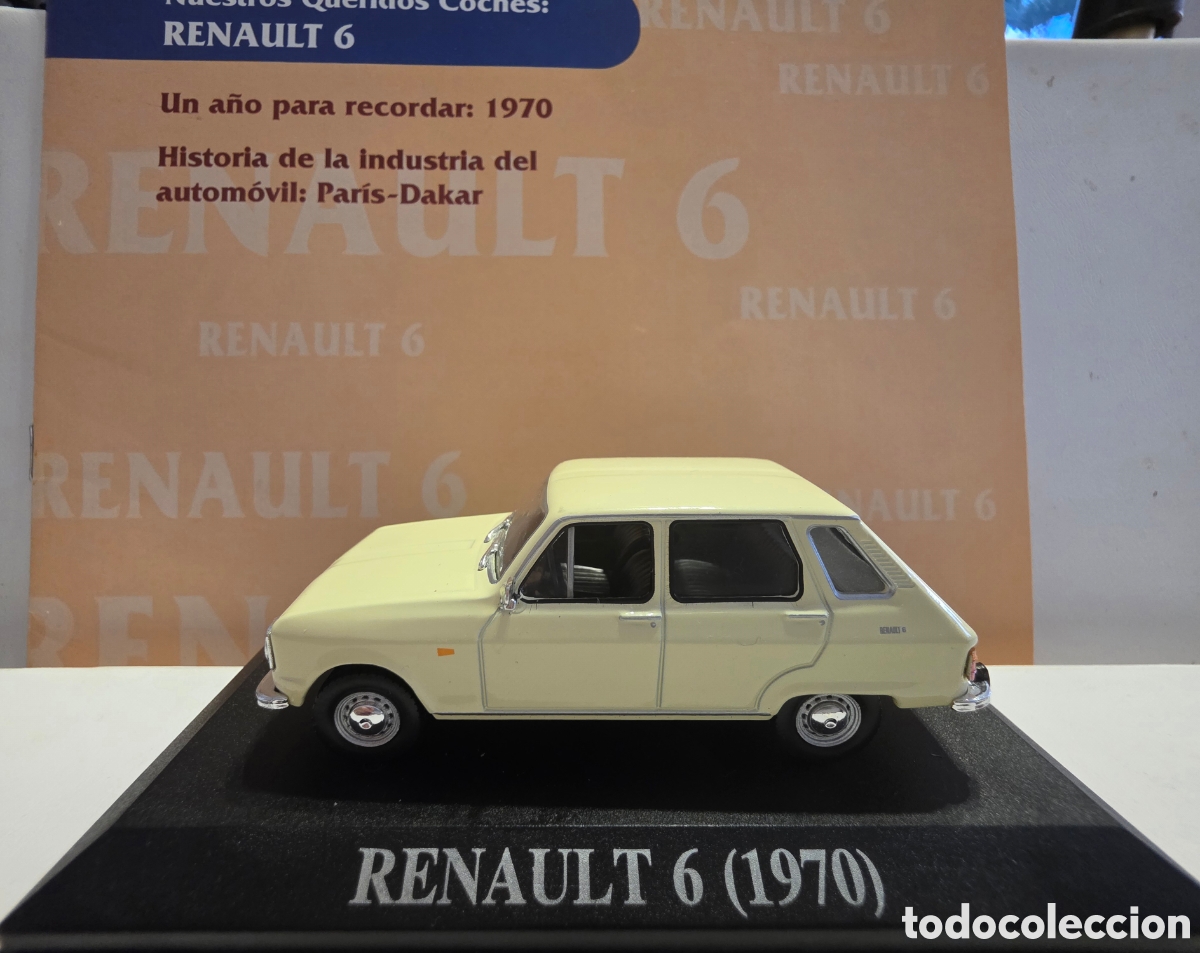 Coches a escala: Renault 6 1970 + fasciculo escala 1/43