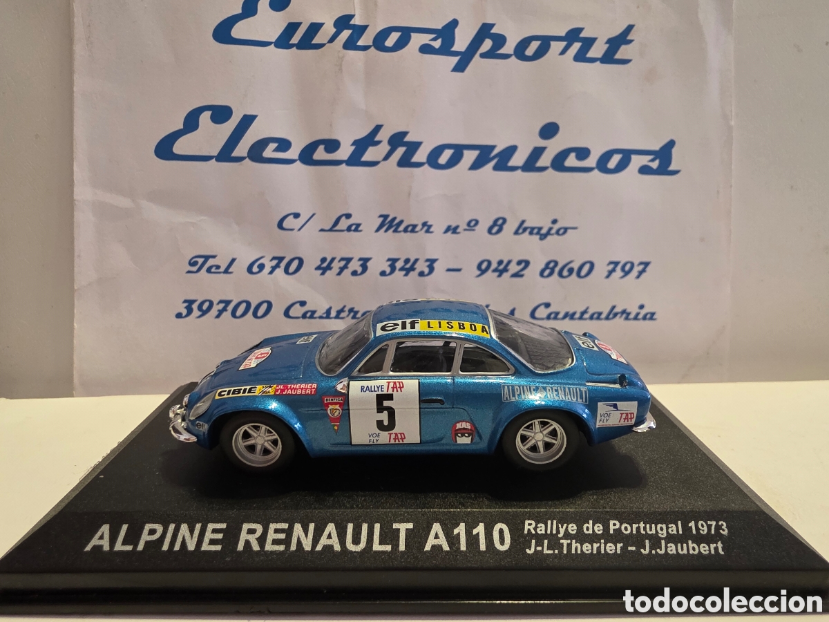 Coches a escala: Alpine Renault A110 Portugal 1973 esc 1/43