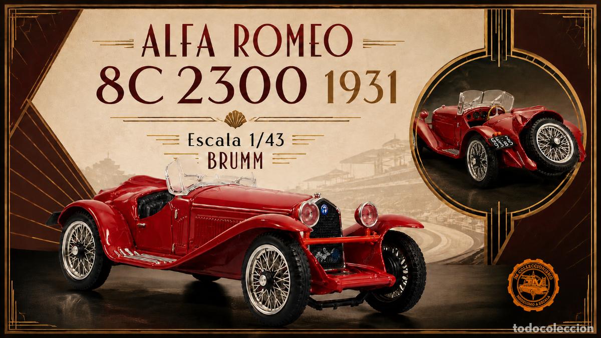 Coches a escala: ALFA ROMEO 8C 2300 1931
