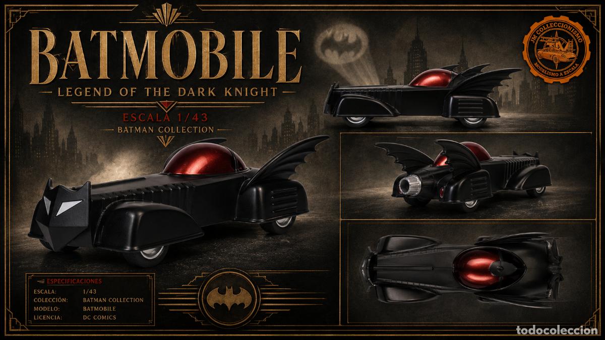 Carros em escala: BATMOBILE - LEGEND OF THE DARK KNIGHT N&ordm; 198