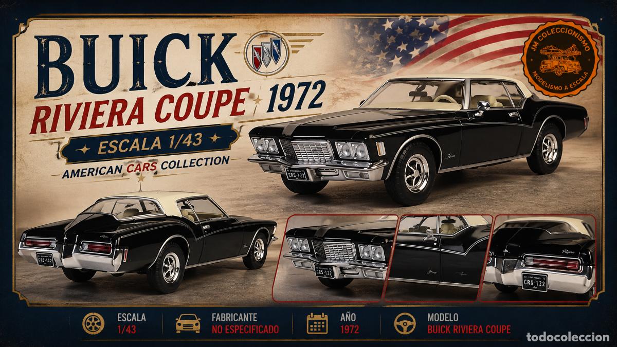 Coches a escala: Buick Riviera Coupe 1972