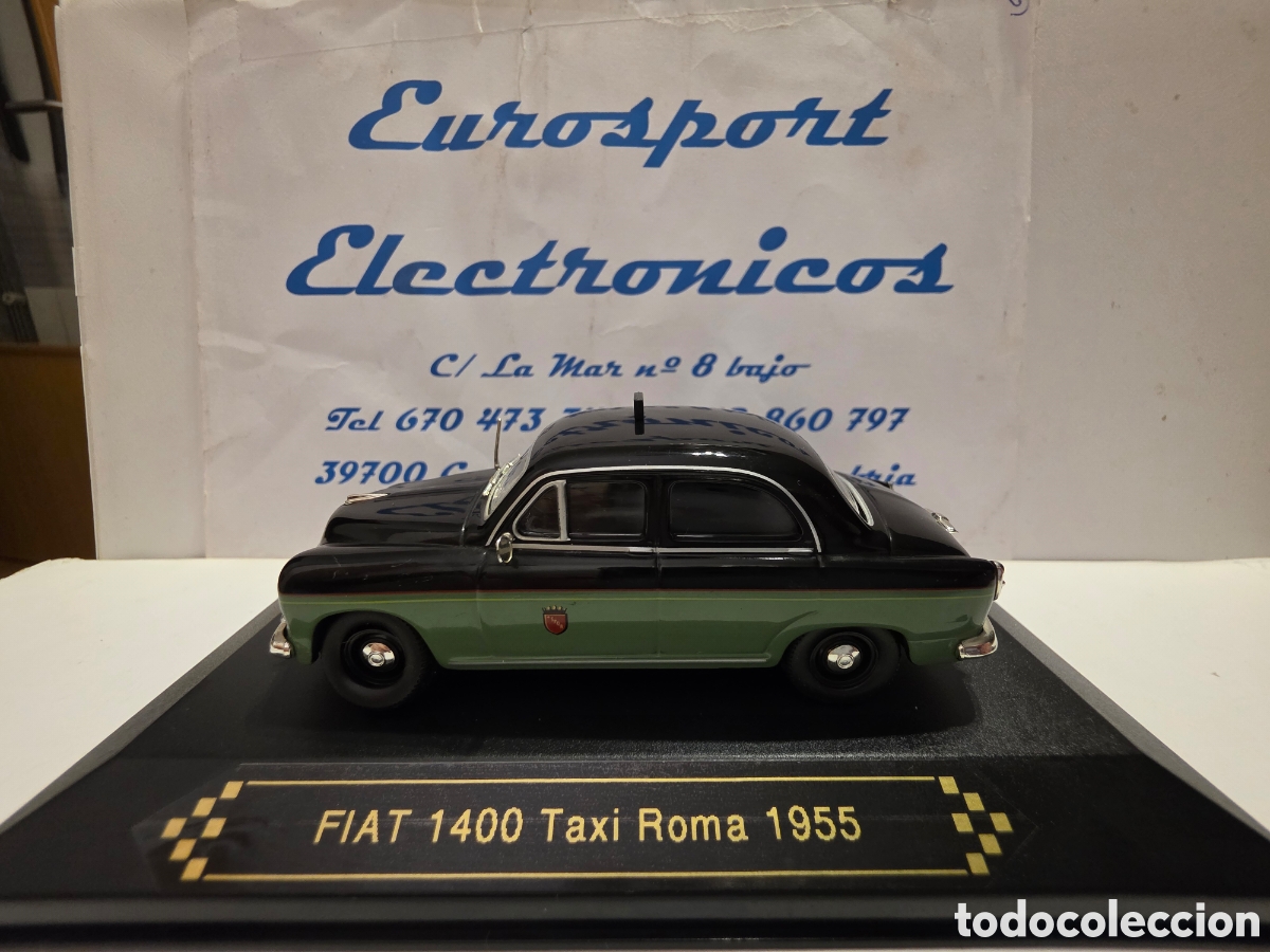 Coches a escala: Fiat 1400 Taxi Roma 1955 escala 1/43
