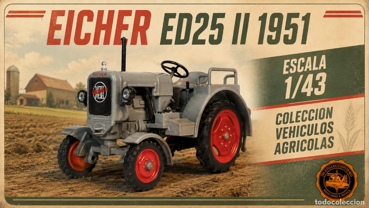 Modellautos: Eicher ED25 II 1951 Escala 1/43