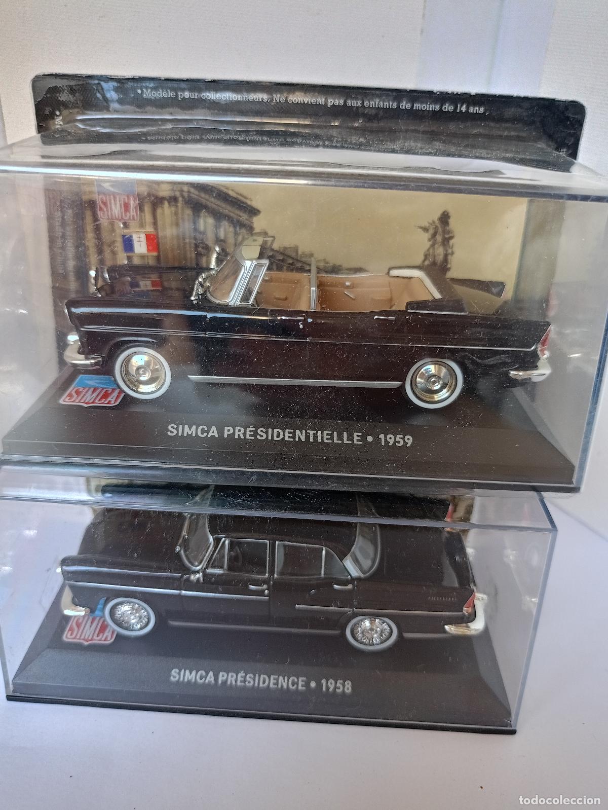 Coches a escala: SIMCA PRESIDENCE (1958) Y PR&Eacute;SIDENTIELLE (1959) ESCALA 1/43