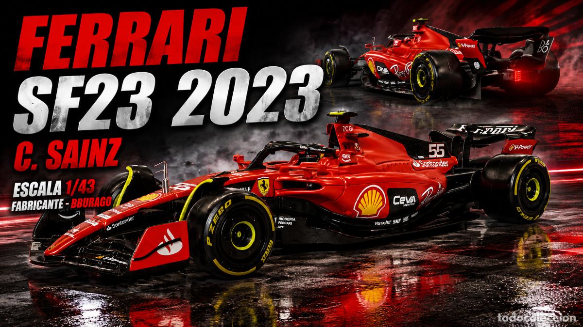 Coches a escala: Ferrari SF23 2023 Carlos Sainz
