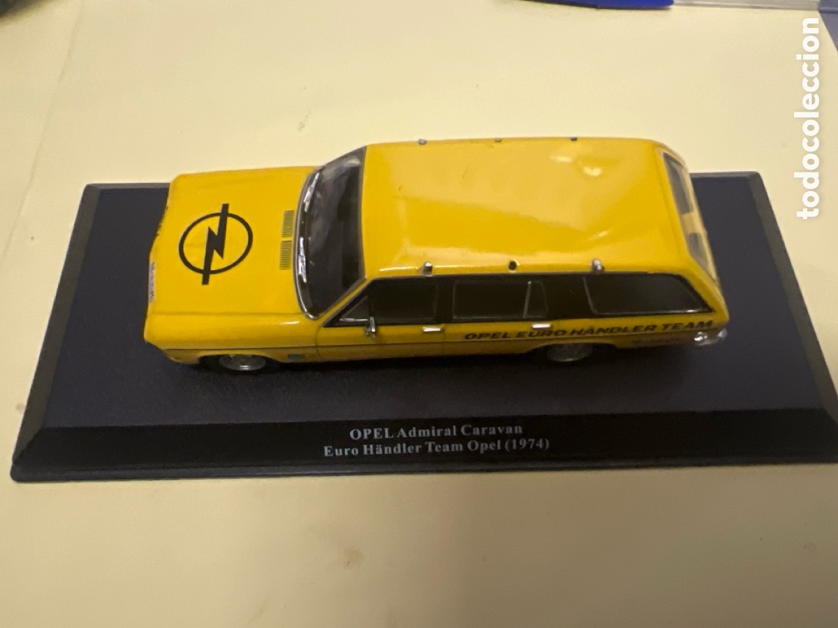 Coches a escala: T1/E2/183. AR1/43,B42, OPEL ADMIRAL B CARAVAN, OPEL EURO H&Auml;NDLER TEAM 1974