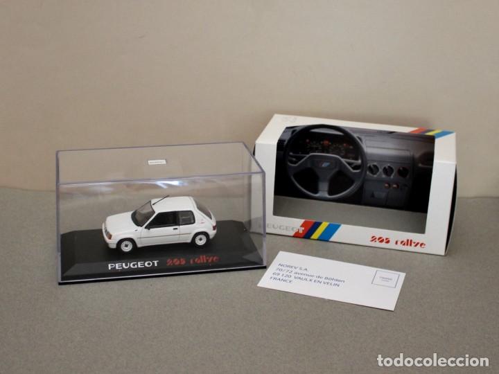 Coches a escala: Peugeot 205 Rallye Norev E:1/43