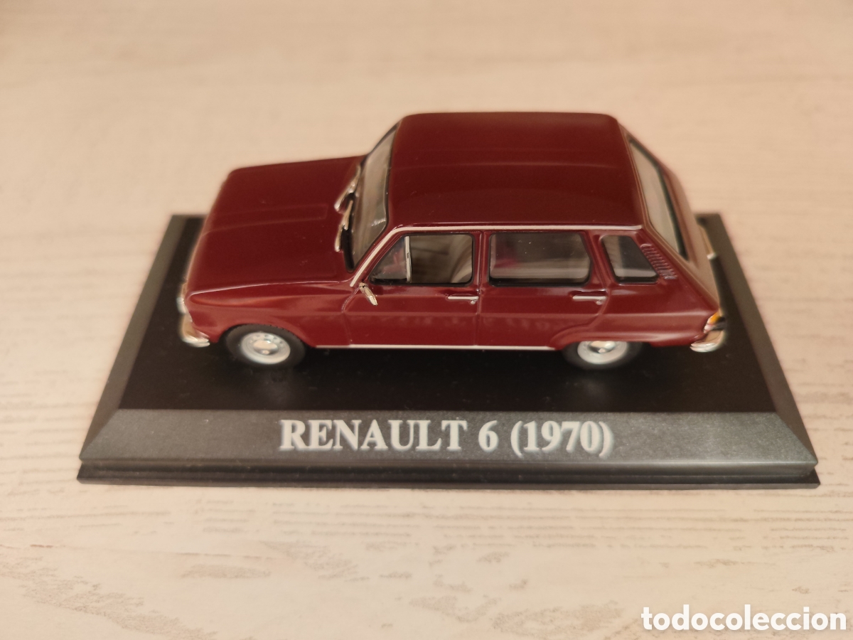 Coches a escala: RENAULT 6 TL MATR&Iacute;CULA ESPA&Ntilde;OLA