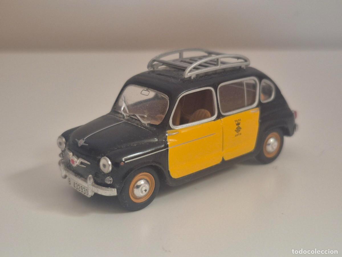 Coches a escala: 1/43 COCHE SEAT 800 TAXI BARCELONA SOLIDO 1:43