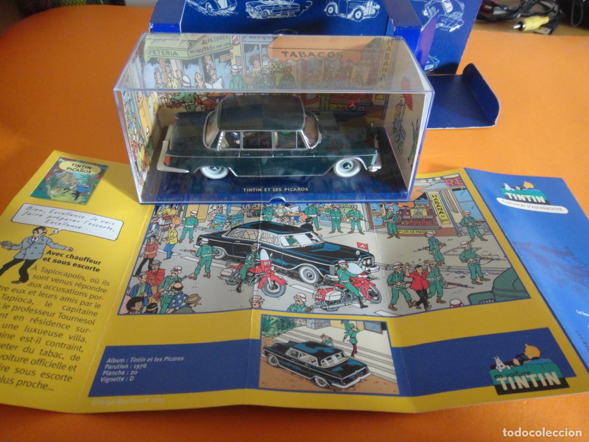 Coches a escala: COCHE TINTIN ESCALA 1:43 - LA LIMOUSINE PICAROS - TINTIN Y LOS PICAROS - MOULINSART 2004