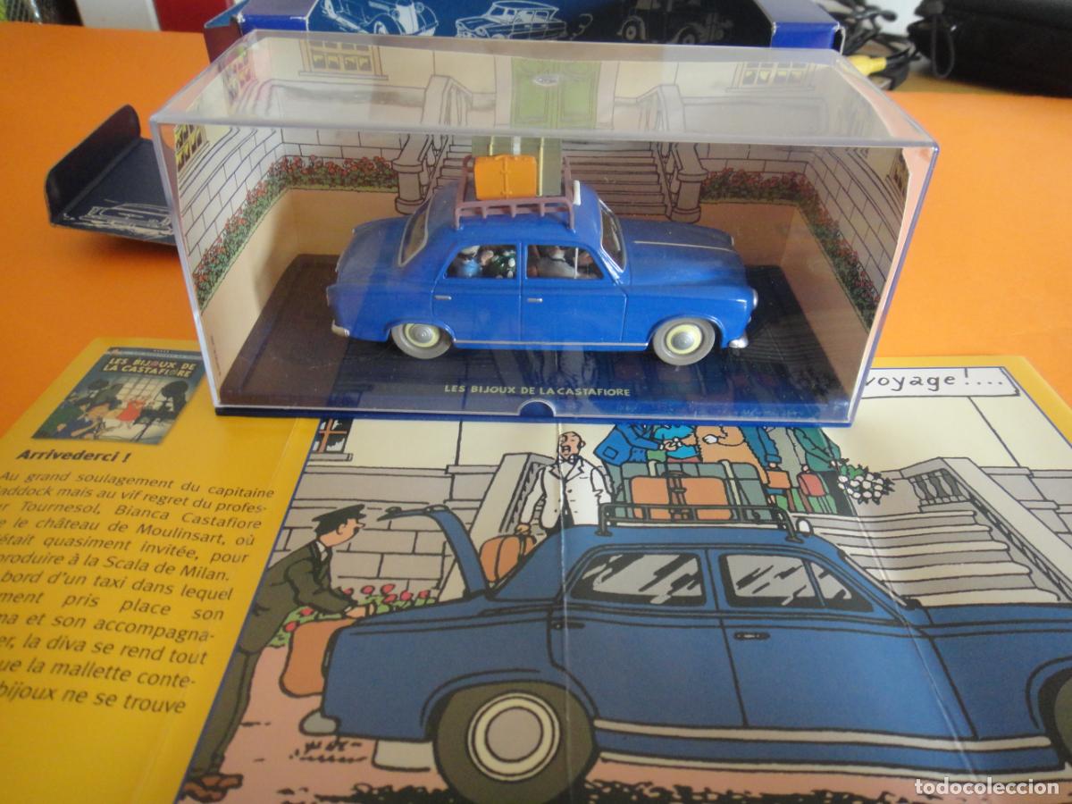 Coches a escala: COCHE TINTIN ESCALA 1:43 - N&ordm; 35 TAXI PEUGEOT 403 - LAS JOYAS DE LA CASTAFIORE - 2004
