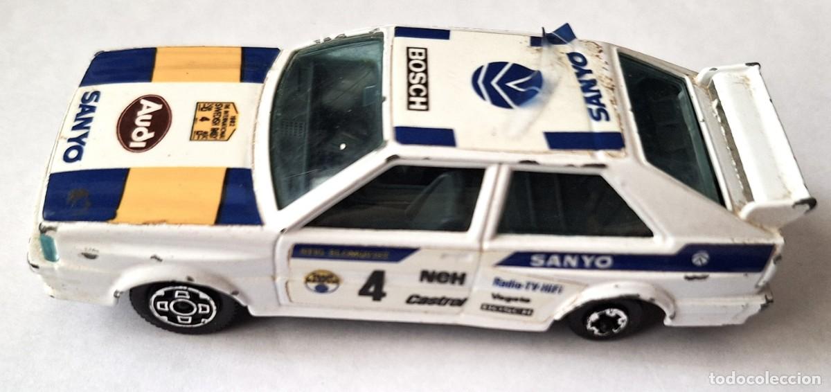 Coches a escala: COCHE ESCALA 1/43- COCHE ANTIGUO AUDI QUATTRO DE CARRERAS - A&Ntilde;OS 80 - MARCA BURAGO - BUEN ESTADO