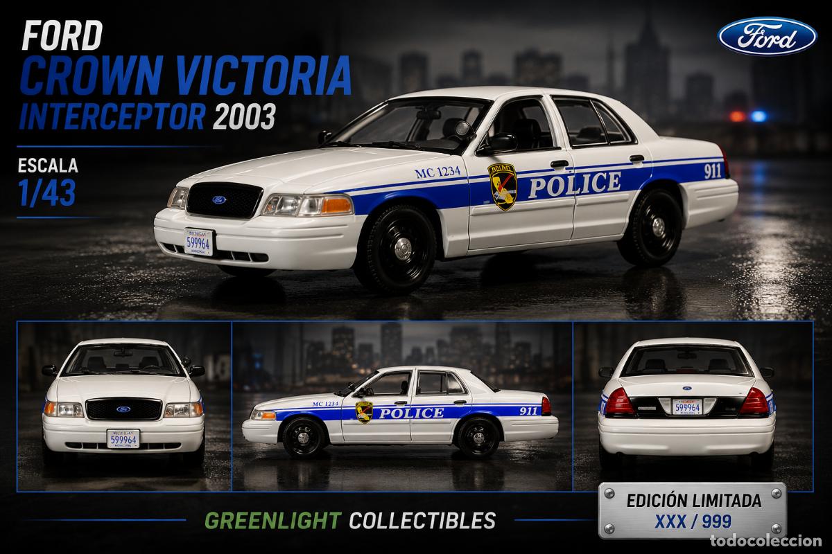 Model Cars: Ford Crown Victoria Interceptor 2003