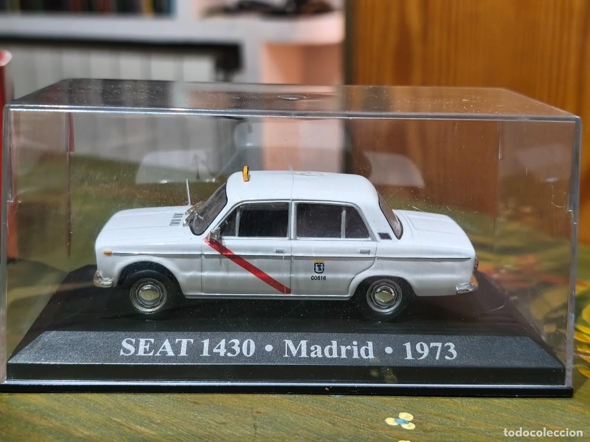 Coches a escala: Seat 1430 Taxi Madrid 1973 . Altaya. Escala 1/43 .Nuevo con bl&iacute;ster.