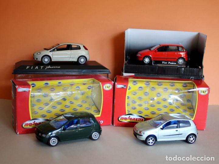 Coches a escala: 4 Fiat Punto diferentes a escala 1/43