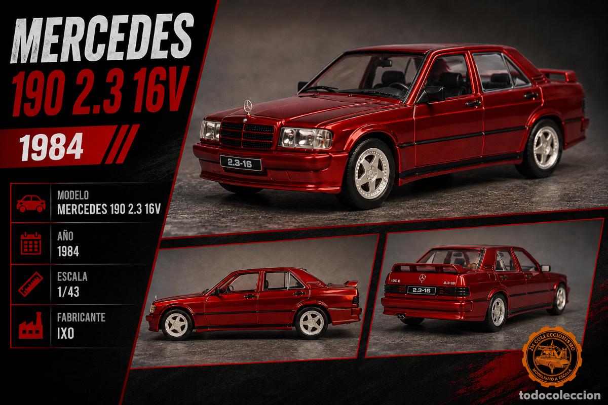 Voitures &agrave; l'&eacute;chelle: Mercedes 190 E 2.3 16V 1984